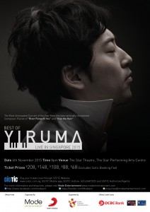 Rezerwuj teraz   Mode Entertainment z dumą prezentuje „Best of Yiruma Live in Singapore 2015”