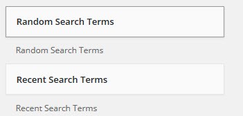 A jeśli chcesz wyświetlić słowa kluczowe swojej witryny na pasku bocznym, możesz użyć widgetów SEO SearchTerms w wyglądzie -> Widżety