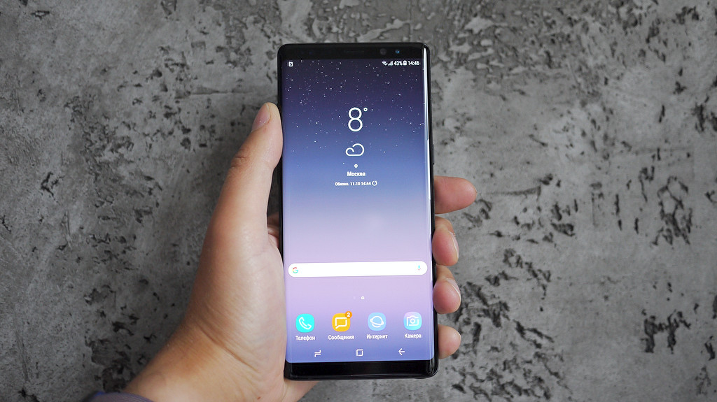 Огляд Samsung Galaxy Note 8: дизайн, ергономіка